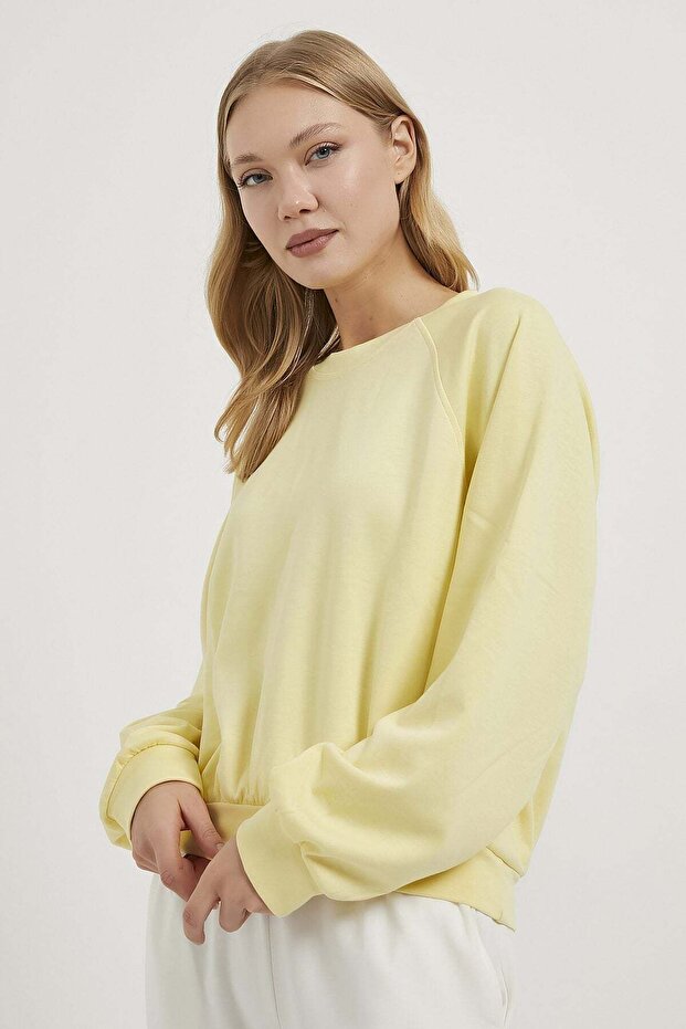 Armalife 5435 Bis Collar Modal Textured Women's Sweatshirt