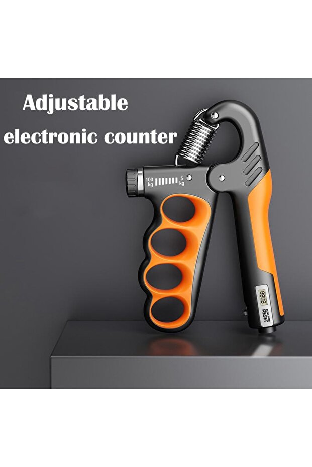 orange 5-100Kg Hand Gripper Gym Wrist Expander Hand Strengthener Adjustable Dynamometer Hand Grip Fi
