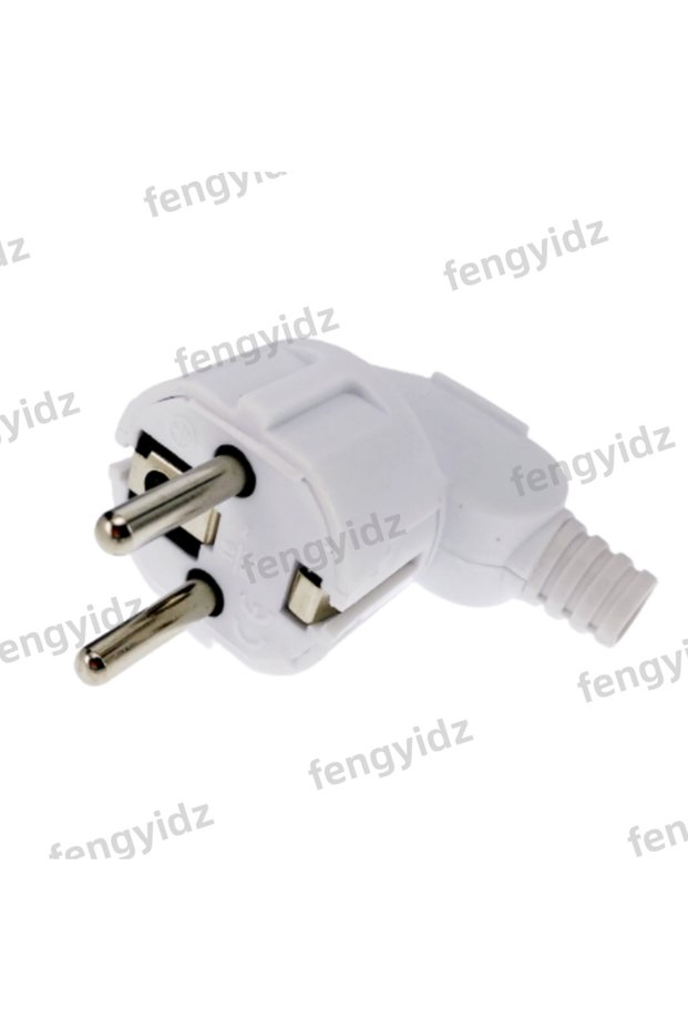 Elbow 90 male plug 250v 16a french Russia Korea German EU Plug power cord wired cable Socket Male F