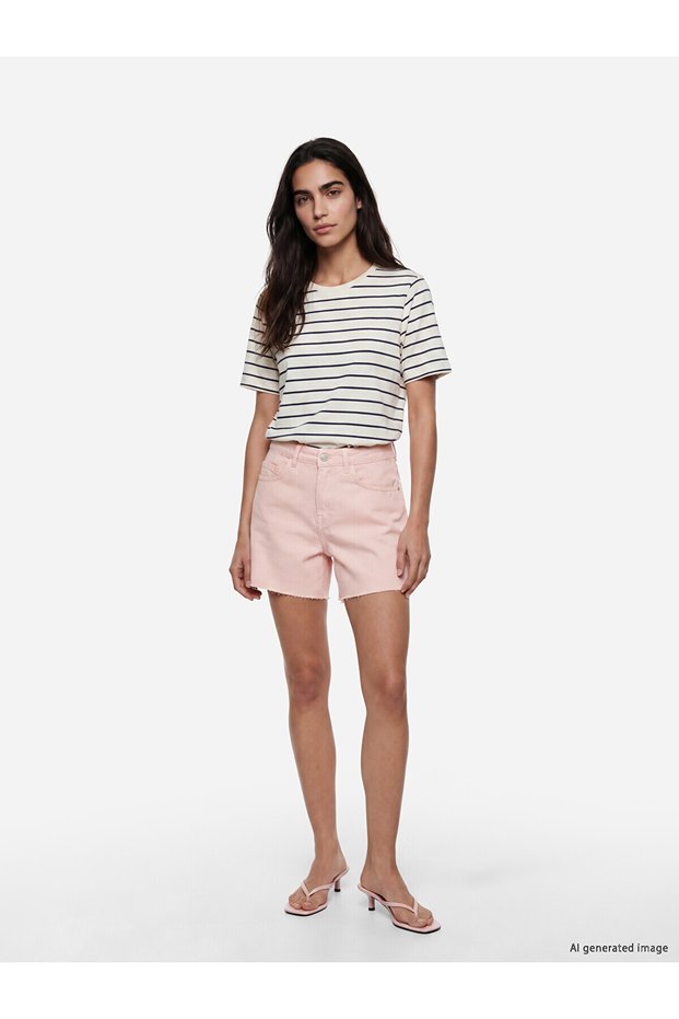 Two Mt Shop Quality High Waist Women's Jean Shorts