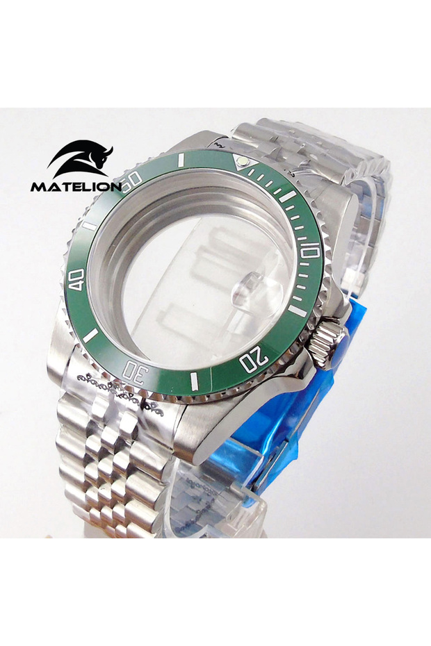 fit NH35 NH34 NH36 E glass-cyclop Matelion 200M Diving Case 40mm Fit NH35 NH36 NH34 GMT ETA 2824 PT5