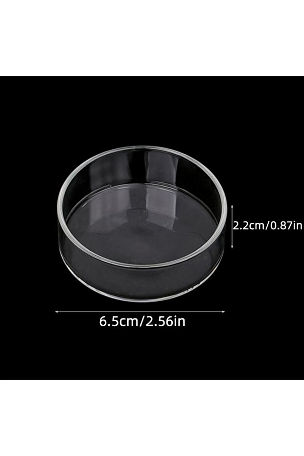 6.5cm-2.56in Aquarium Feeding Bowl Fish Tank Feeder Shrimp Tropical Fish Ratfish Acryli Feeding Dish