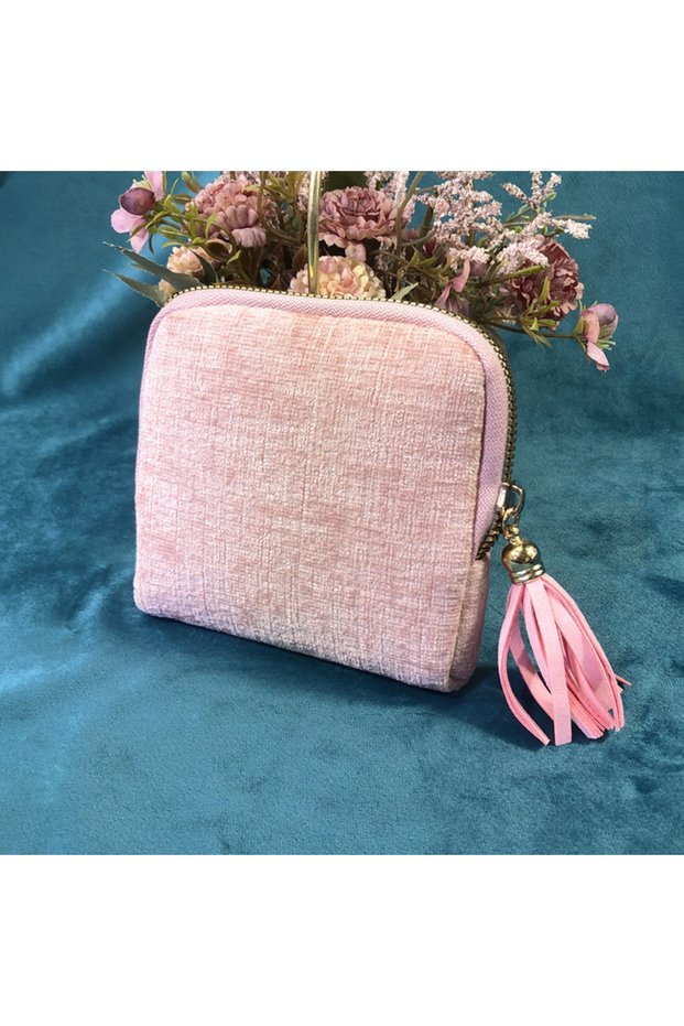 Pink Travel Jewelry Storage Bag Rings Earrings Necklace Jewelry Packaging Fashion Travel Portable Je