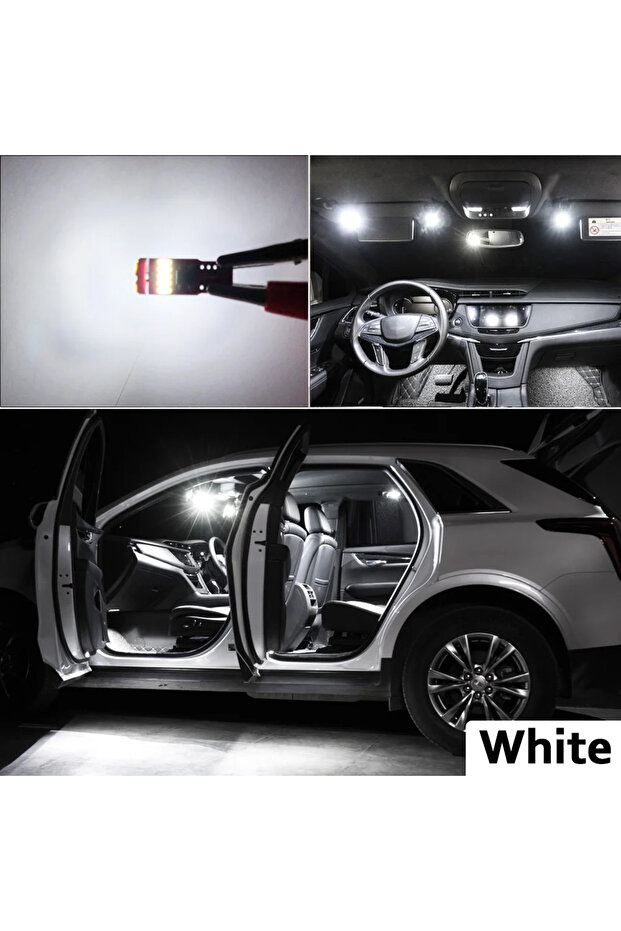 Scirocco (09-17) 8P White ZUORUI Canbus LED Interior Map Light Kit For VW Cabrio MK1 EOS Scirocco Tu