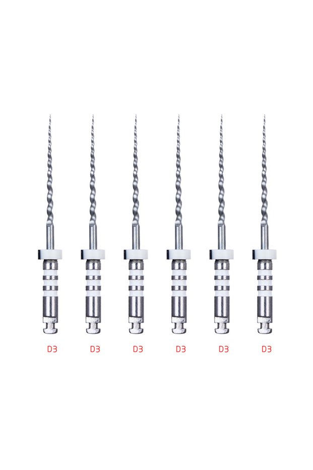 D3 Dental Retreatment Engine Root Canal NiTi File D1-D3 6Pcs/Box Remove Filling Material Before Cana