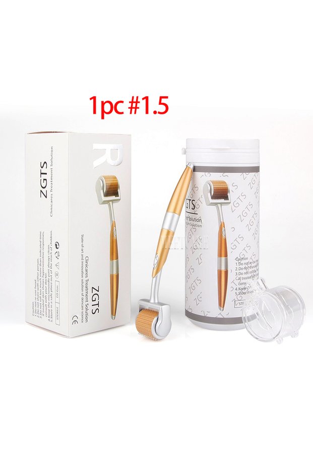 1pc 1.5 Derma Roller ZGTS 192 Needle Microneedle 0.25mm Dermaroller for Face Body Beard Hair Beauty