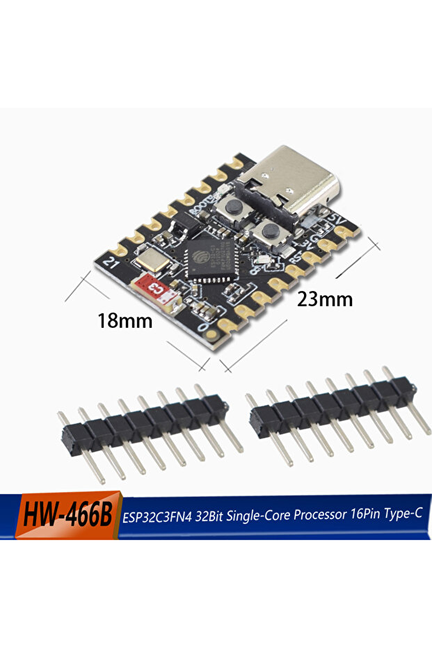ESP32 C3-no-weld وحدات لوحة تطوير ESP32 C3 Mini Wifi BT Bluetooth وحدة RISC-V 32-Bit Sing