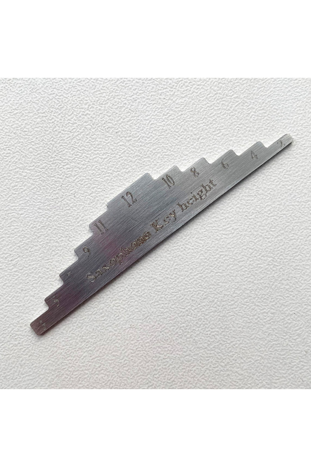 Silver Saxophone Repair Tools Saxophone Height Gauge Repairing Maintenance Tool