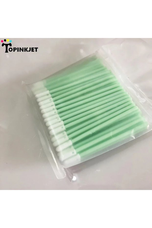 Round Head Type 100pcs/bag Fiber Optic Cleaning Tool Micro Cleaning Foam for Fiber Cleaning Printhea
