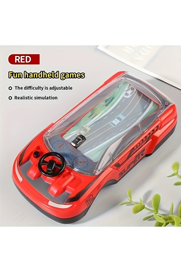 red Handheld Racing Machines Innovative Electric Gaming Machines Interactive Adventure Kids Adult Ga