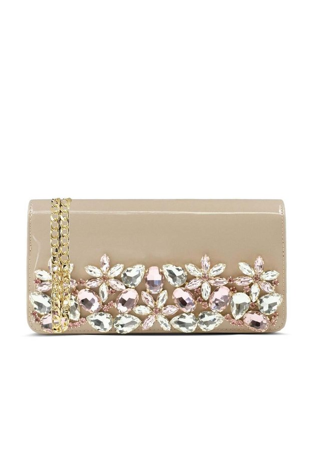 Stoned Women's Bag S73 Pudra Rugan (Powder Patent Leather)