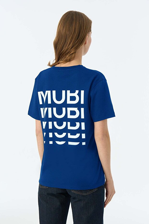 تي شيرت MUBI بريميوم - أزرق ساكس