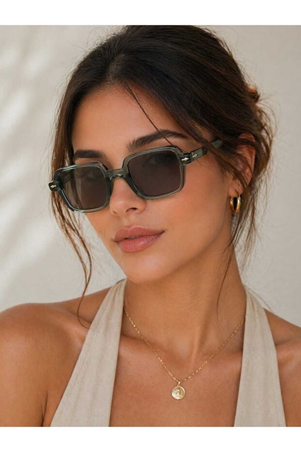 نظارات شمسية نسائية (أخضر)