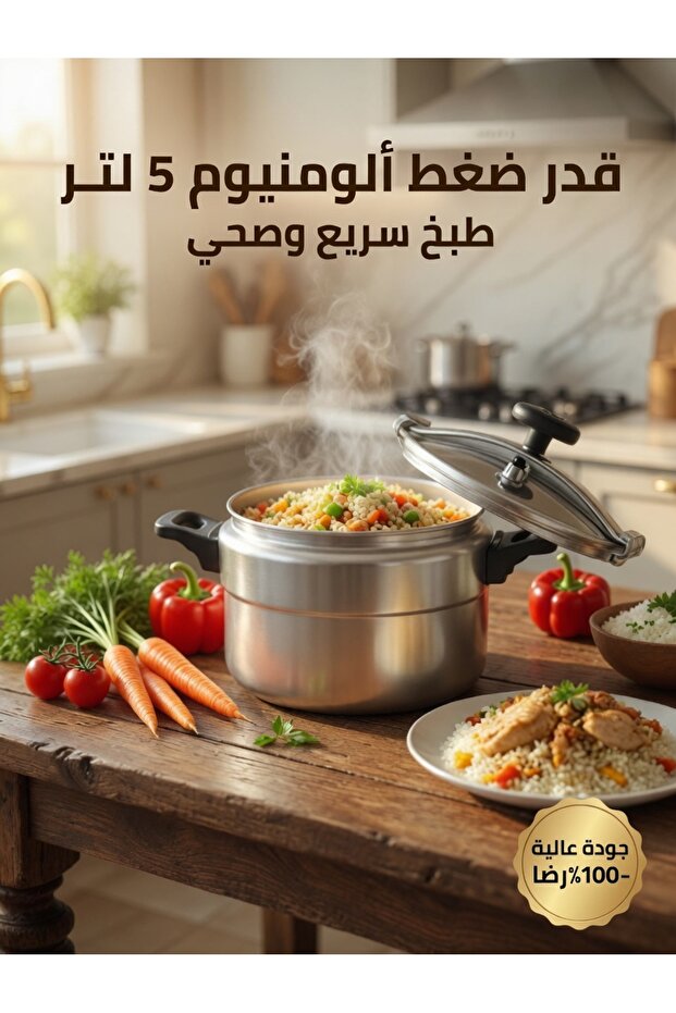 مواصفات قدر الضغط الألمنيوم – 5لتر