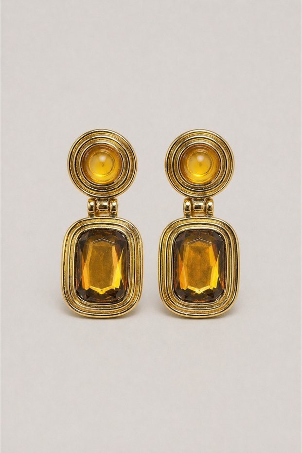 Aurex Stone Earrings I Mev'Art Collection