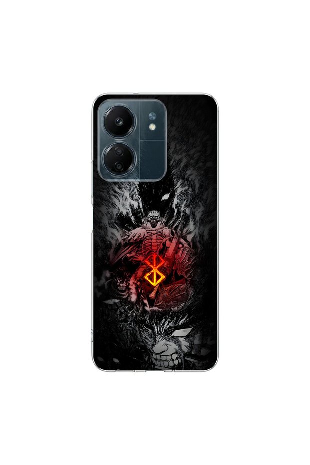 Redmi 13C Compatible Anime 2/2 Design Transparent Case