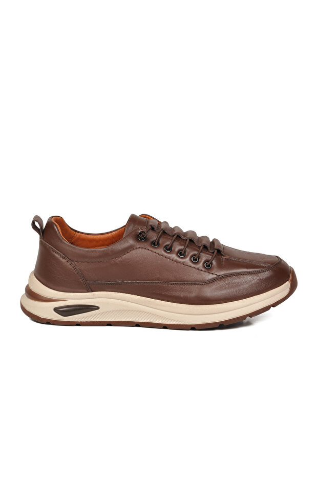 Brown Genuine Leather Men's Casual Shoes Premium 3003 m