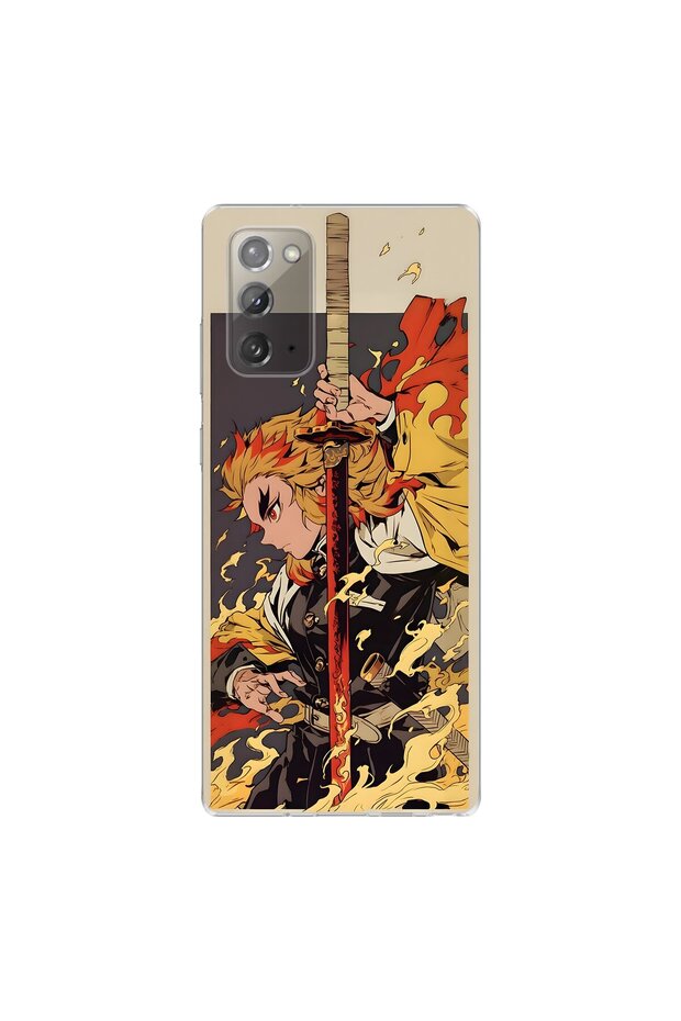 Samsung Galaxy Note 20 Compatible Anime 4/3 Design Transparent Case