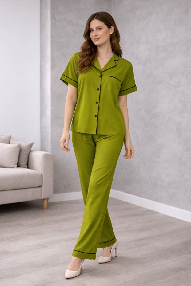 قماش مودال فيسكوز طقم بيجامة