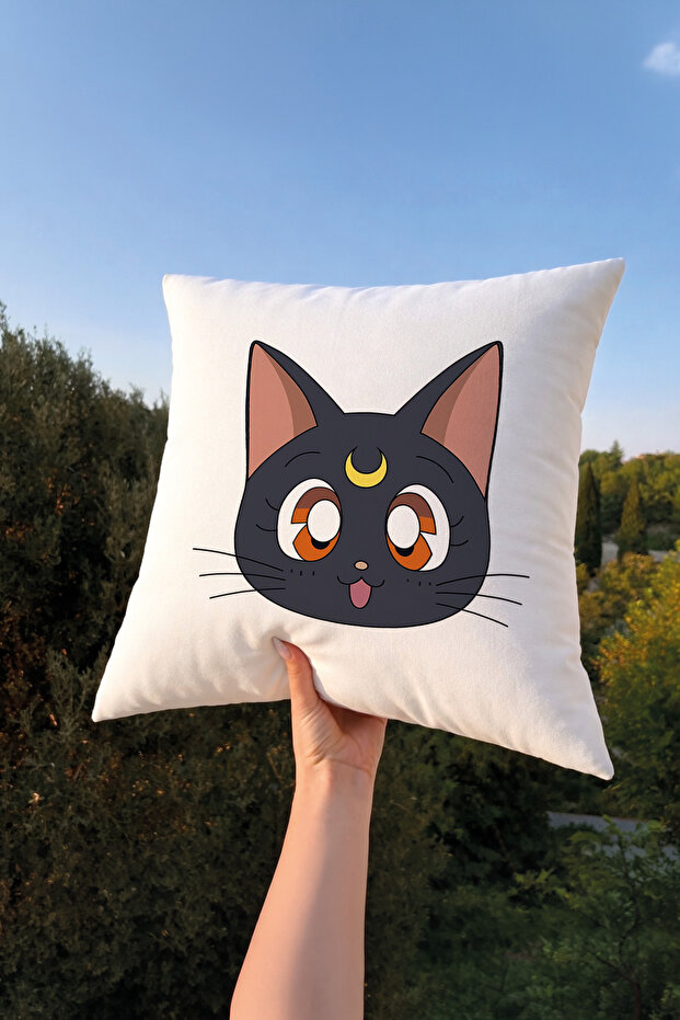 Sailor Moon Game Anime Themed Throw Pillow Cover – 43X43 Decorative Pillowcase Double-Sided Printing