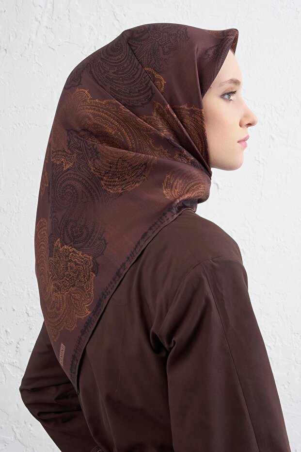 Silk Scarf 2025/2026 Autumn Winter - 9428D-80 - Sura - Paisley Pattern