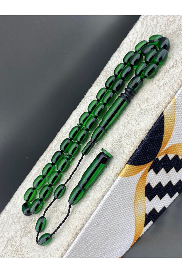 مسبحة نار العنبر مع نظام تصميم خاص للإمام، مسبحة هدية للرجال بقص الكبسولة
