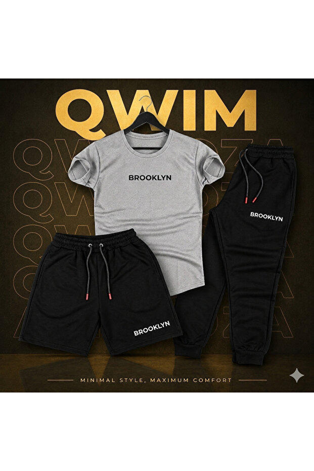 Qwim 3-Piece Sports Printed Stylish Set