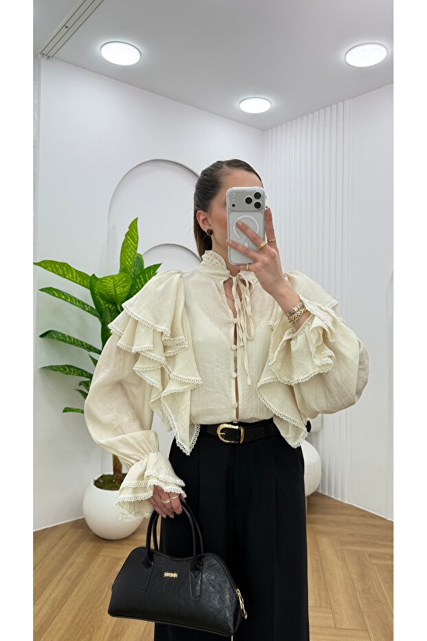 Lace Detailed Shirt