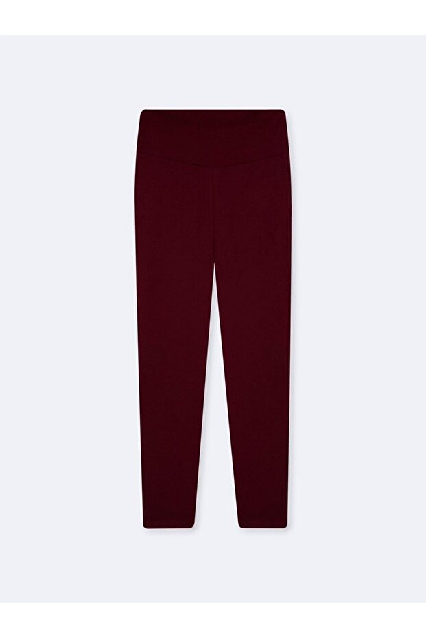 Colanți Basic Slim Fit Roșu Claret - 2