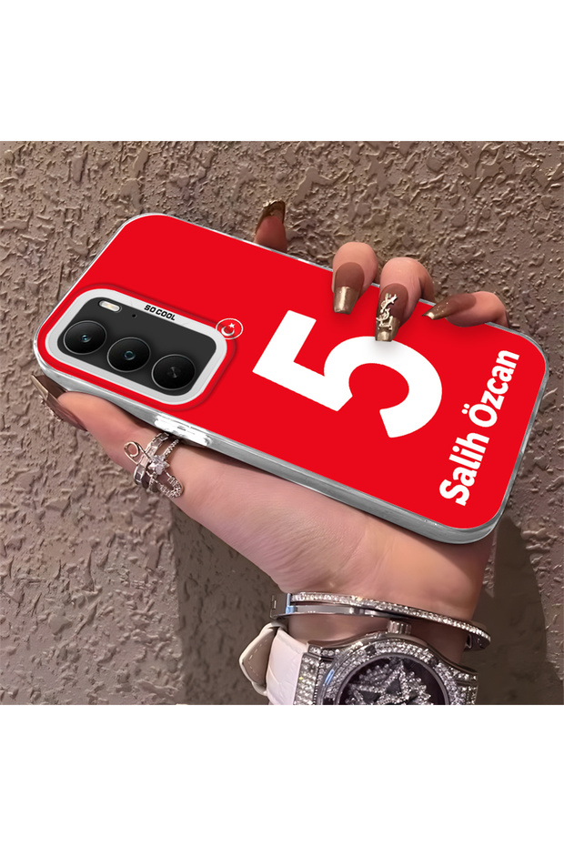 Silicone Edge Hard Back Phone Case Compatible with Realme C75 Salih Özcan
