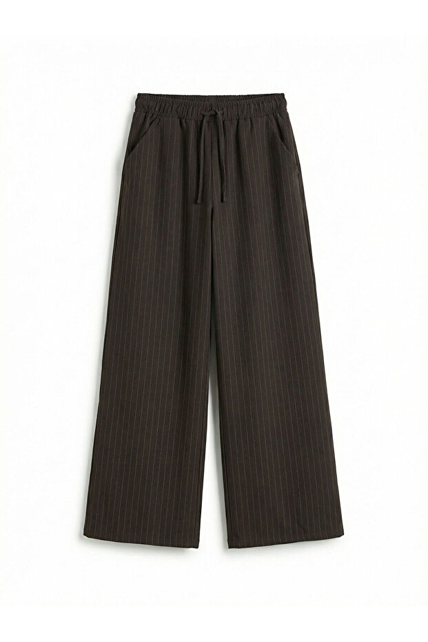 Nevavm Striped Patterned Wide Leg Pants for Girls with a Difference