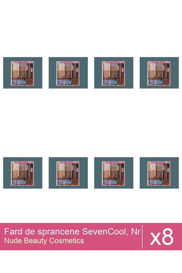 Set 8x Fard de sprancene SevenCool, Nr 2