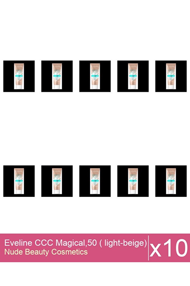 Set 10x Eveline CCC Magical,50 ( light-beige) , 30 ml - 1
