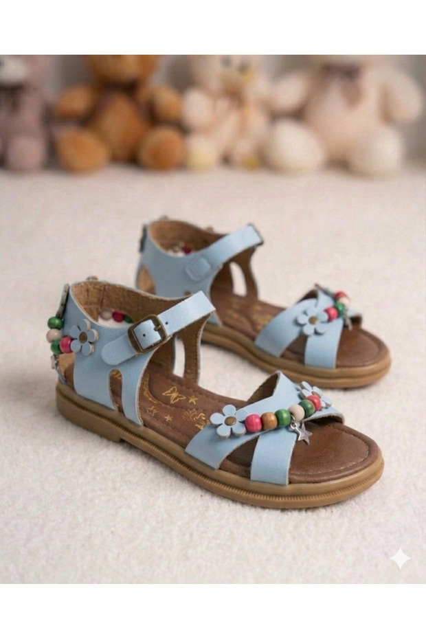 Girls' Orthopedic Sandals with Beads