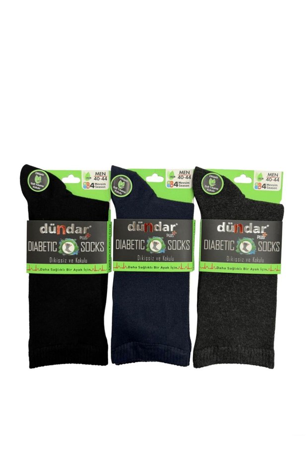 Socks for Diabetics, Special Fabric That Doesn'T Tighten, Pack of 6