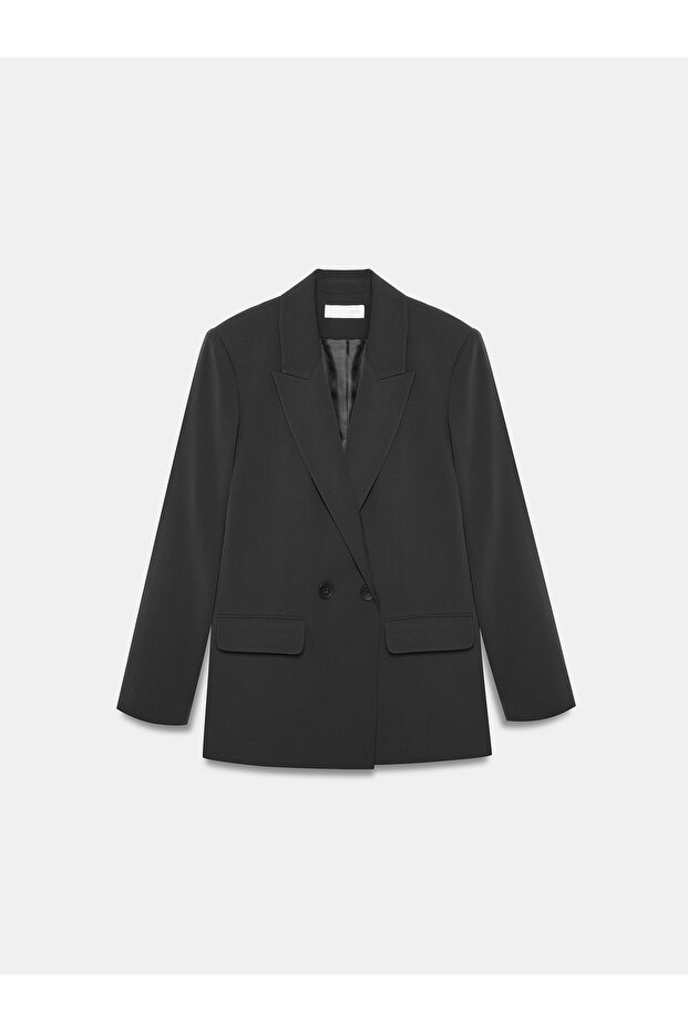 60801 Blazer Jacket-Black - 5