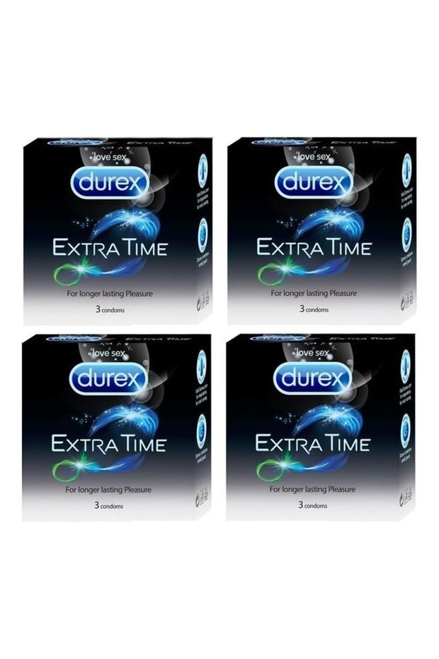 Durex 12-Piece Extra Time Condom Set