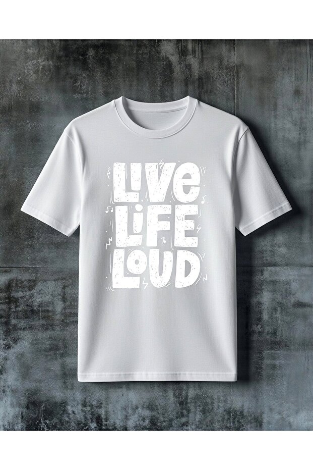 Bos Beyaz 33 Printed Oversize T-Shirt