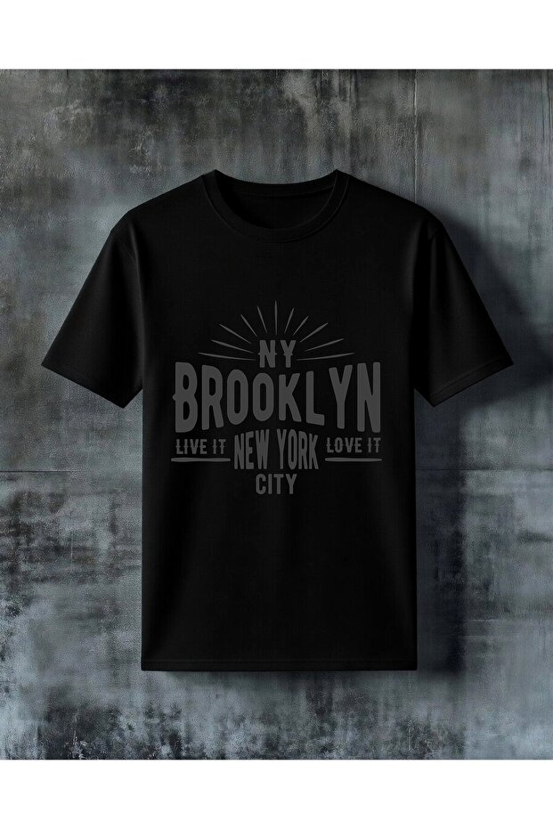 Brooklyn New York City Printed Oversize T-Shirt