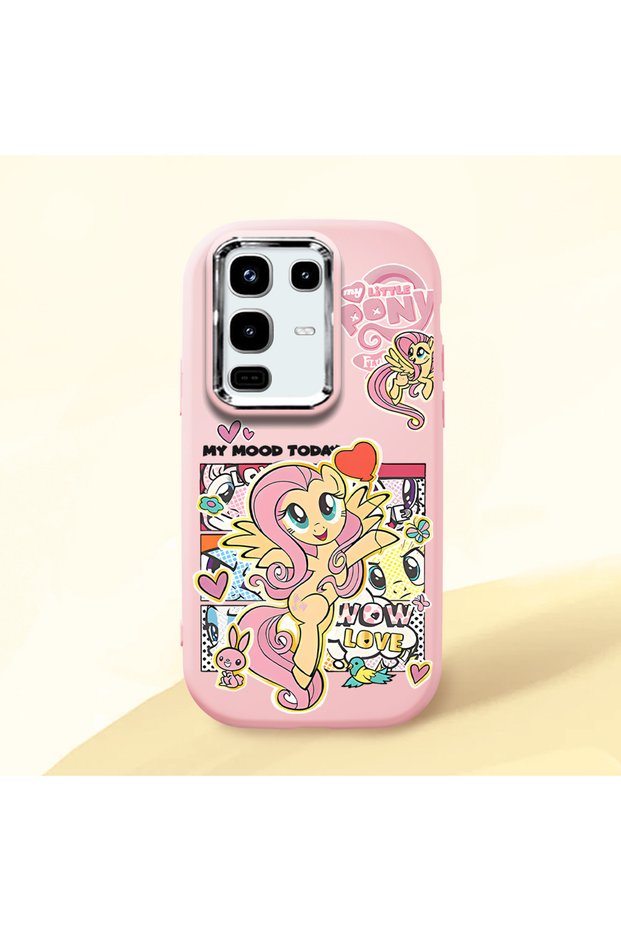 Pink Silicone Case Compatible with Infinix Note 50/Note 50 Pro with Shock-Absorbing Camera Protections