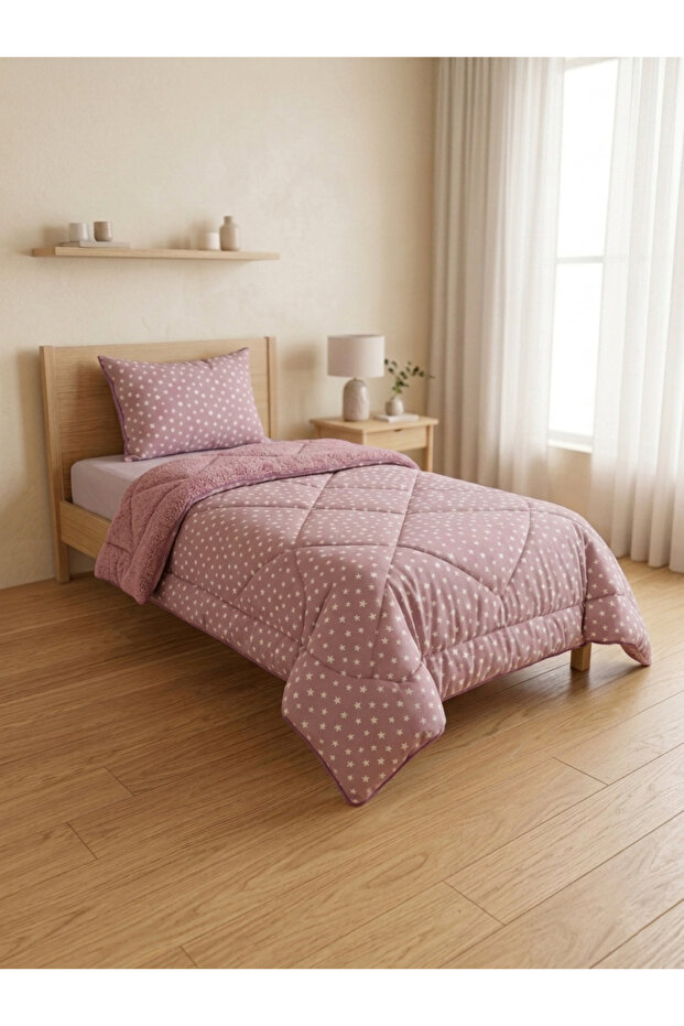Premium Wellsoft Silicone Filled Single Duvet + Pillowcase Set - Sleeping Set