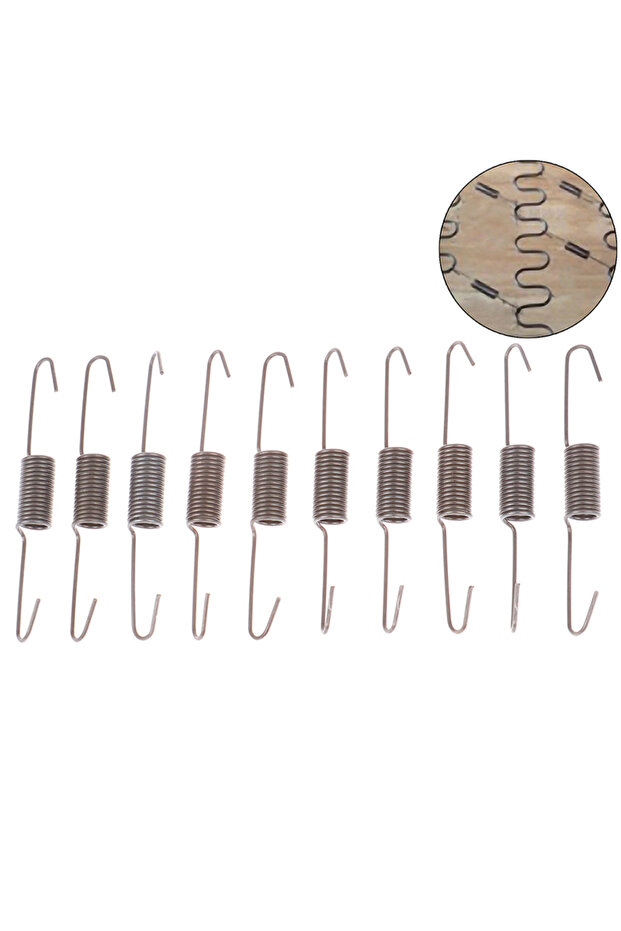 one size 10Pcs 10cm Sofa Springs Balance Hook Household Furniture Sofa Spring Accessories