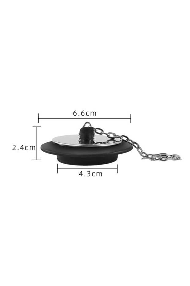 4.3CM 10CM chain 1Pcs Stainless Steel Bath Plug Drain Stopper Water Bathtub Caps Universal Sink Dra