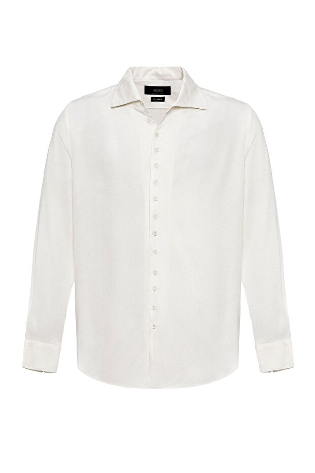 Regular fit apache collar men's shirt