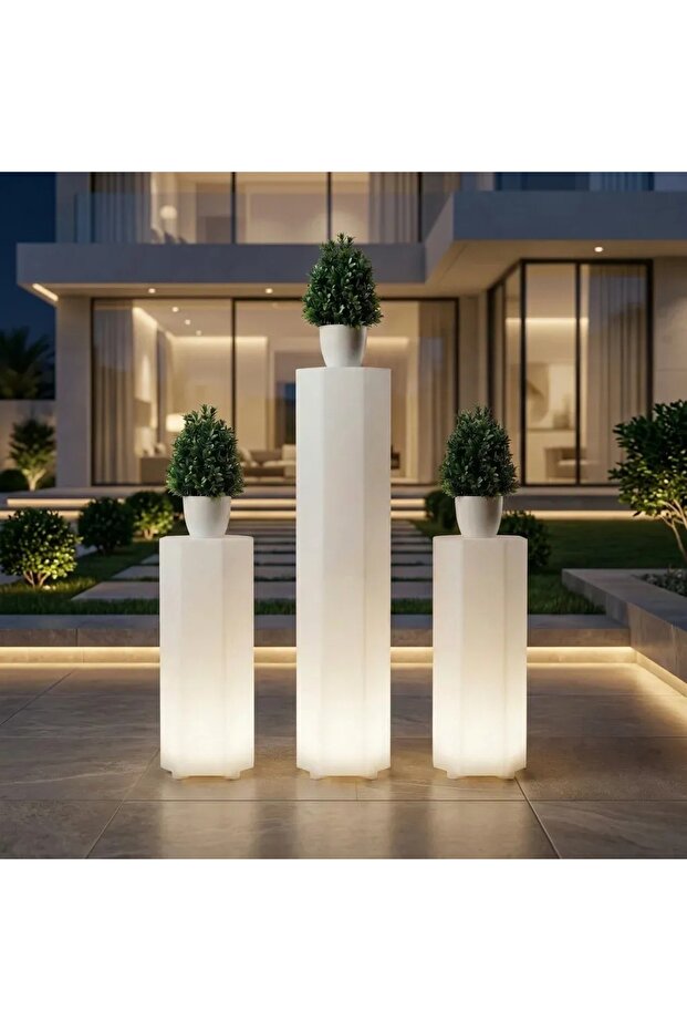 طقم ستاند رفيع 3 قطع LED