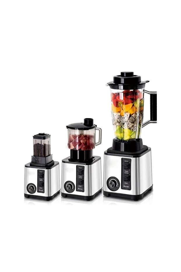 8-in-1 Multi-Purpose Juicer & Food Processor - 9500W High Power Blender with 4.0L Capacity