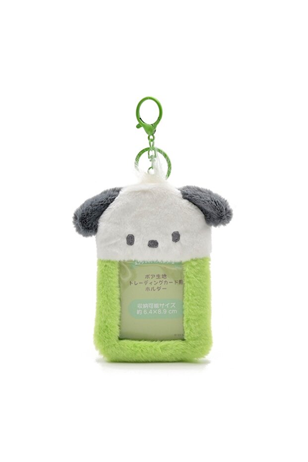 green Kawaii Sanrio Plush Card Case Kuromi Hello Kitty Cinnamoroll Pompompurin School Bag Accessorie