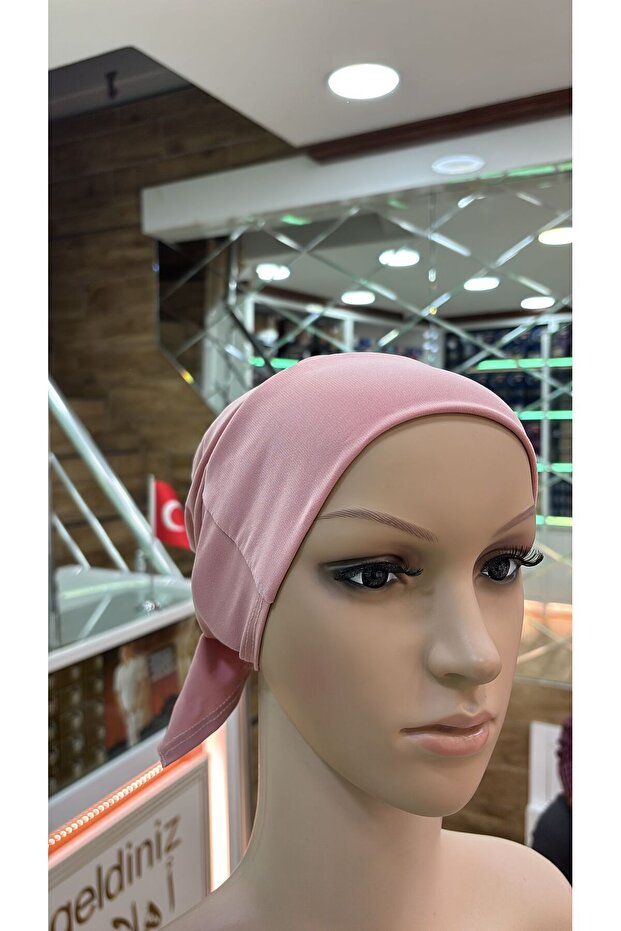 Luxury Bonnet with Back Tie, Non-Slip Inner Bonnet, Scarf, Shawl Bonnet, Hijab, Powder
