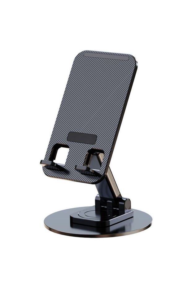K9-B Desktop Phone & Tablet Live Stream Stand | Metal Base, Rotatable, Foldable & Height Adjustable