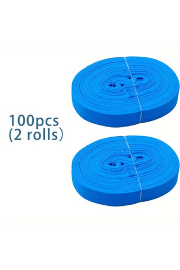 Blue 100pcs Disposable Tourniquets, Emergency Hemostatic Equipment, Rre Cut Disposable Strip Tourniq